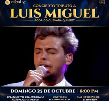 Flyer de Este domingo 25 de octubre a las 8:00 pm. en Cafetal 97
