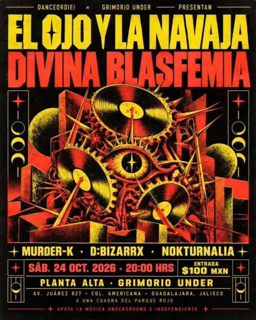 Flyer de GRIMORIO