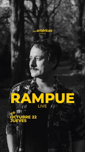 Flyer de Rampue en Bar Americas