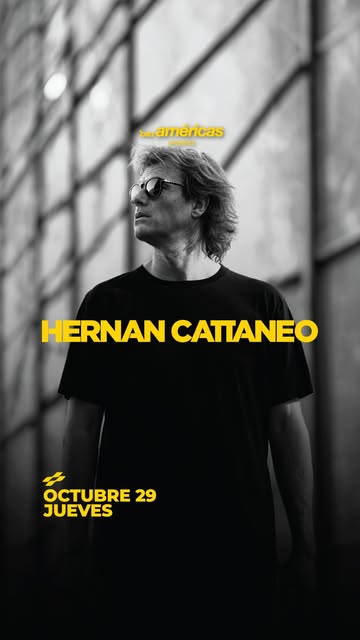 Flyer de Hernán Cattaneo