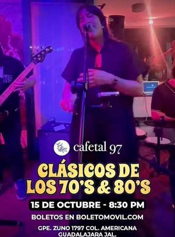 Flyer de Jueves 15 de octubre a las 8:30 pm