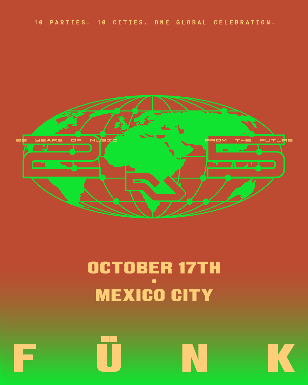 Flyer de RA25: Mexico City
