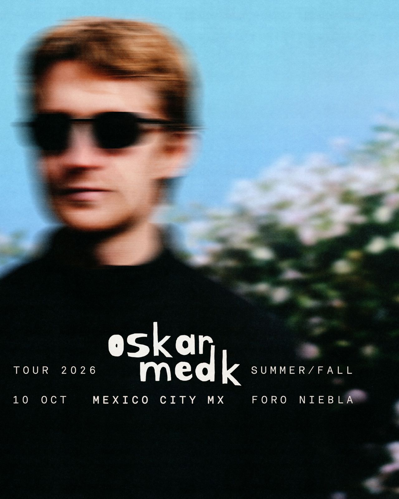 Flyer de oskar med k at CDMX