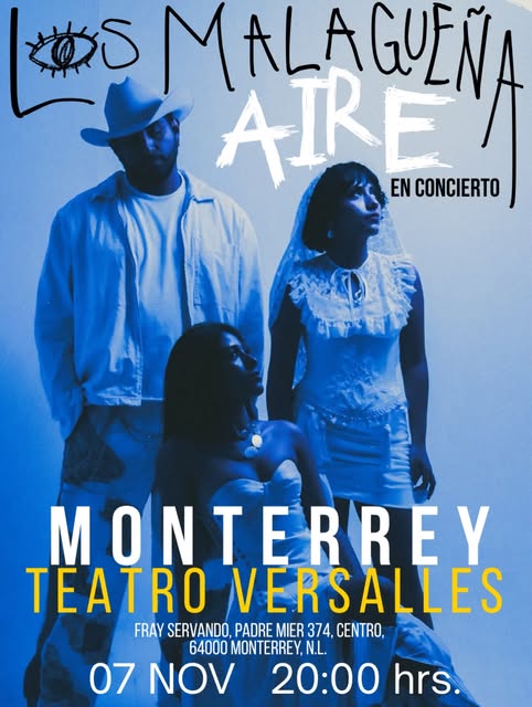 Flyer de AIRE en concierto