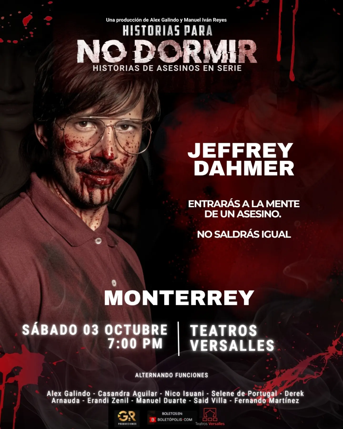 Flyer de Historias para no dormir