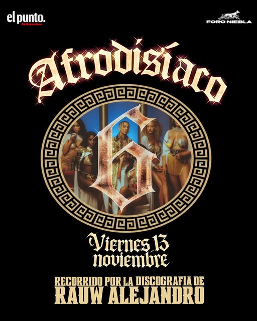 Flyer de Tributo a Rauw Alejandro