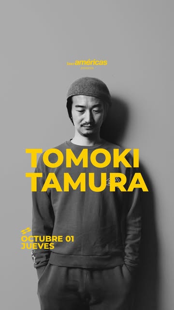 Flyer de Tomoki Tamura en Bar Americas