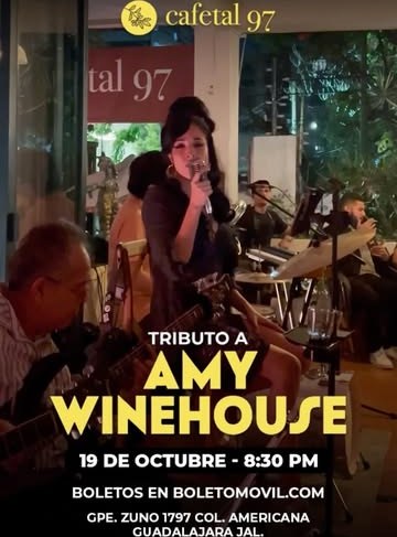 Flyer de Te esperamos este 19 de octubre a las 8:30 pm. Boletos desde 150