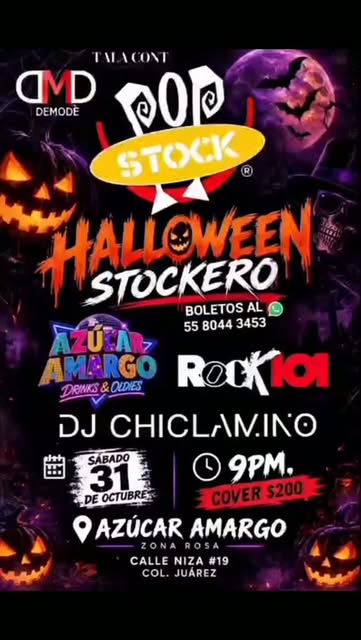 Flyer de Halloween Stockero