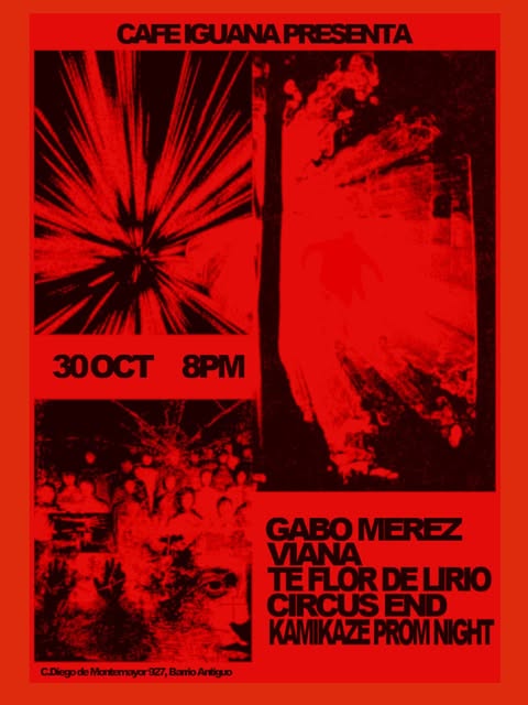 Flyer de 30 de OCT @cafeiguana