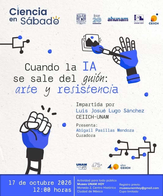 Flyer de ¡Mañana es #CienciaEnSábado!