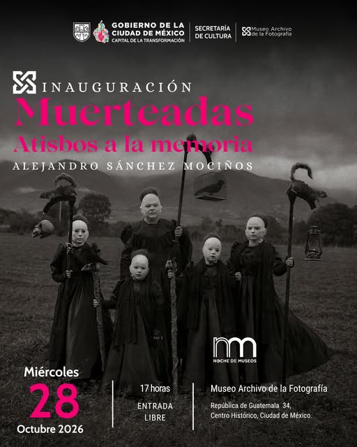 Flyer de Exposición de Alejandro Sánchez Mociños