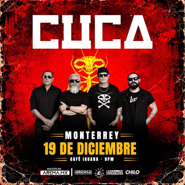 Flyer de Cuca en Café Iguana