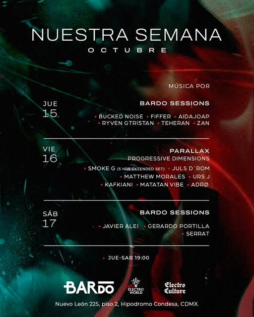 Flyer de Bardo sessions