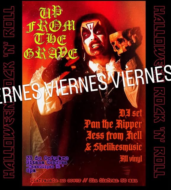 Flyer de Fiesta de disfraces con Pam the Riper