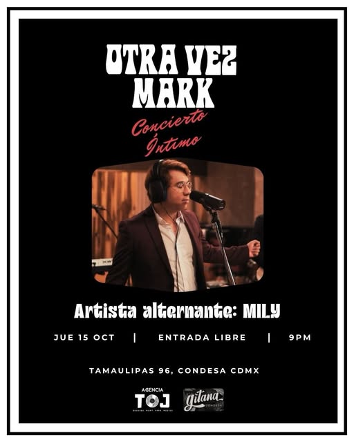 Flyer de #indie #indiemusic #conciertointimo #otravezmark #mily