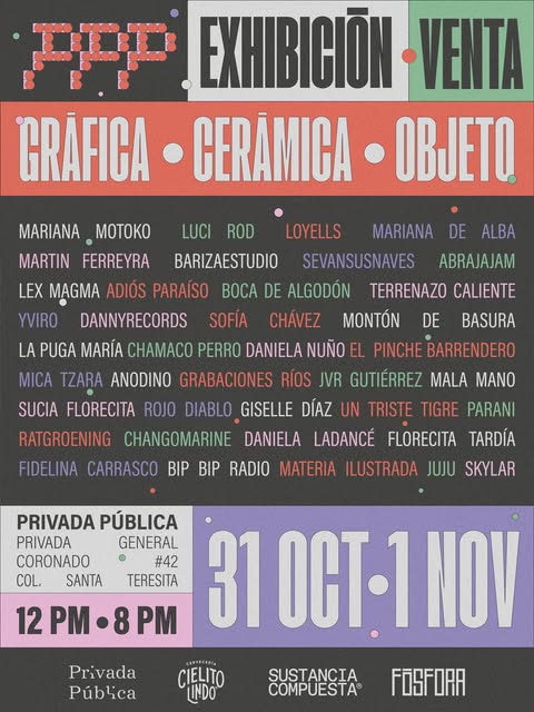 Flyer de DJs invitadxs por anunciar