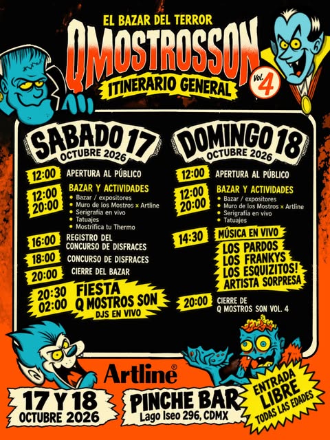 Flyer de El Bazar del Terror