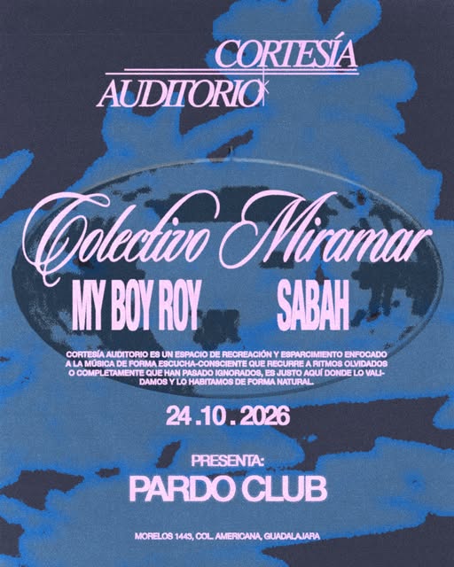 Flyer de 24.10.2026 — Pardo Club, Col. Americana, GDL