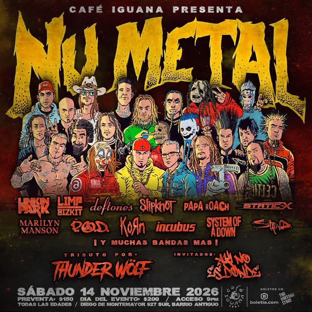 Flyer de Café Iguana – Barrio Antiguo