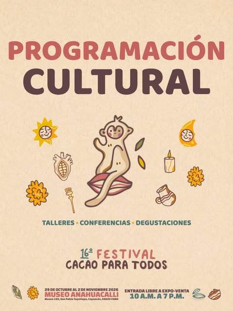 Flyer de 16º Festival Cacao Para Todos