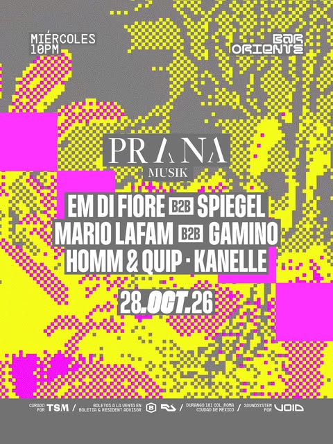 Flyer de Miércoles 28 de Octubre regresamos a @bar_oriente