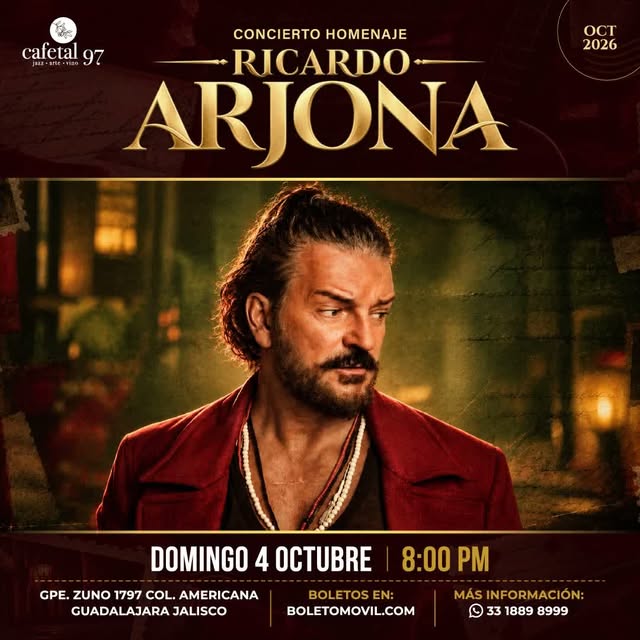 Flyer de Te esperamos este domingo 4 de octubre a las 8:00 pm