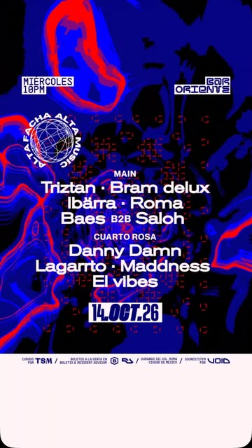 Flyer de Bar Oriente — Durango 181, Roma Norte, CDMX
