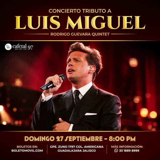 Flyer de Este domingo 27 de septiembre a las 8:00 pm. en Cafetal 97