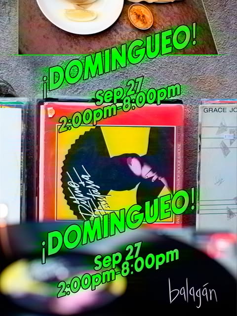 Flyer de Este domingo de 2:00 pm a 8:00 pm