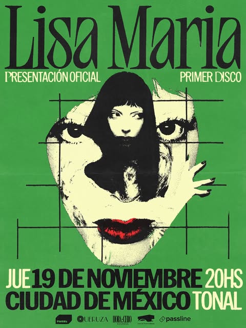 Flyer de Lisa Maria - Lanzamiento de Álbum