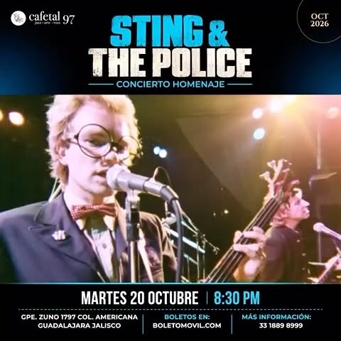 Flyer de Martes 20 de octubre a las 8:30 pm