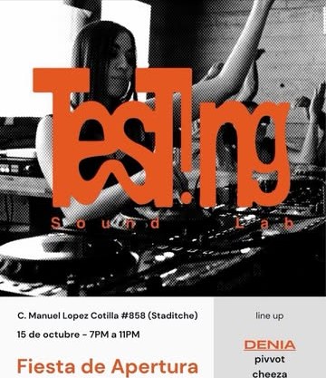 Flyer de Jueves 15 de octubre a las 7:00 pm