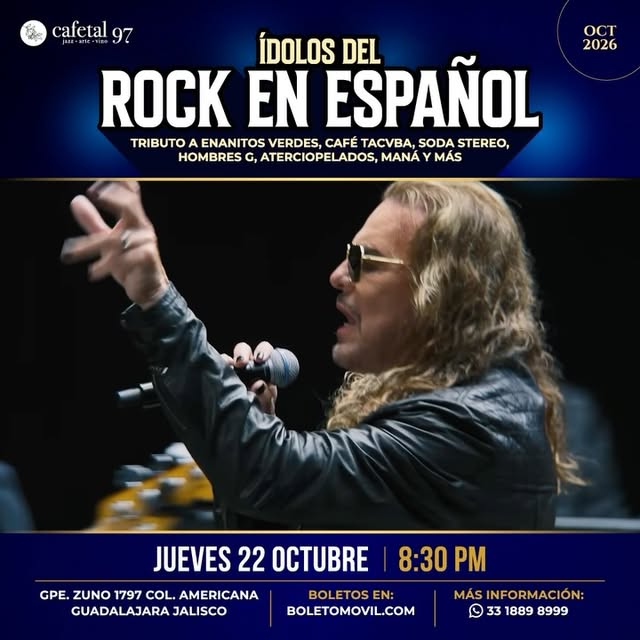 Flyer de Jueves 22 de octubre a partir de las 8:30 pm