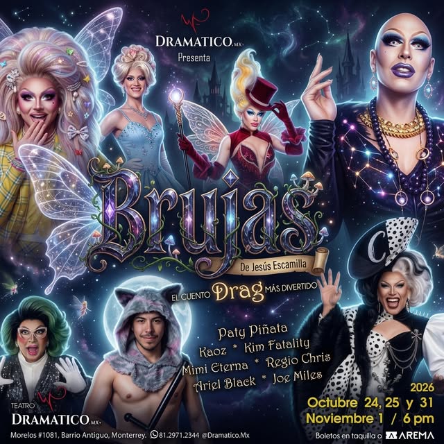 Flyer de Octubre 24, 25 y 31 / 6:00 pm