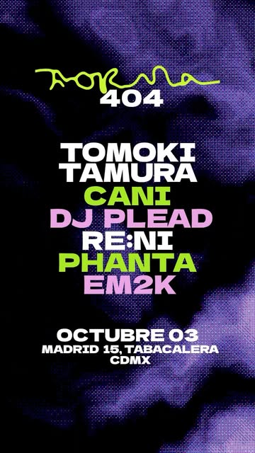 Flyer de OCTUBRE 03 Madrid, 15 , tabacalera CDMX