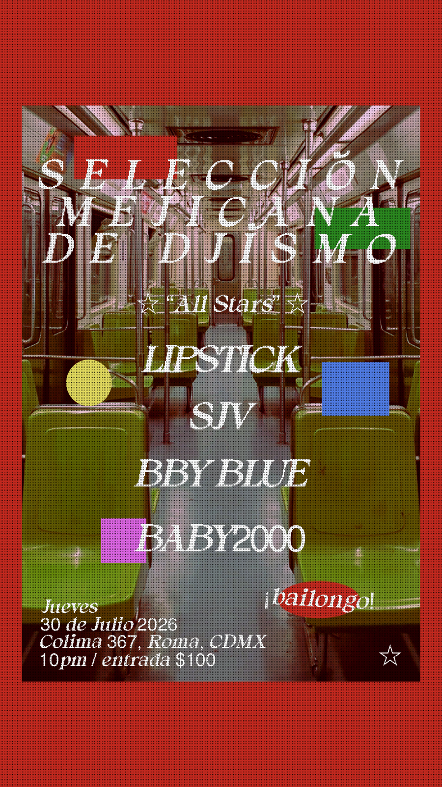 Flyer de Selección Mejicana de Djismo