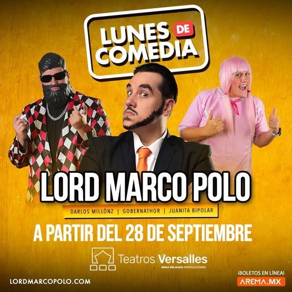 Flyer de A partir del 28 de septiembre (Funciones todos los lunes)